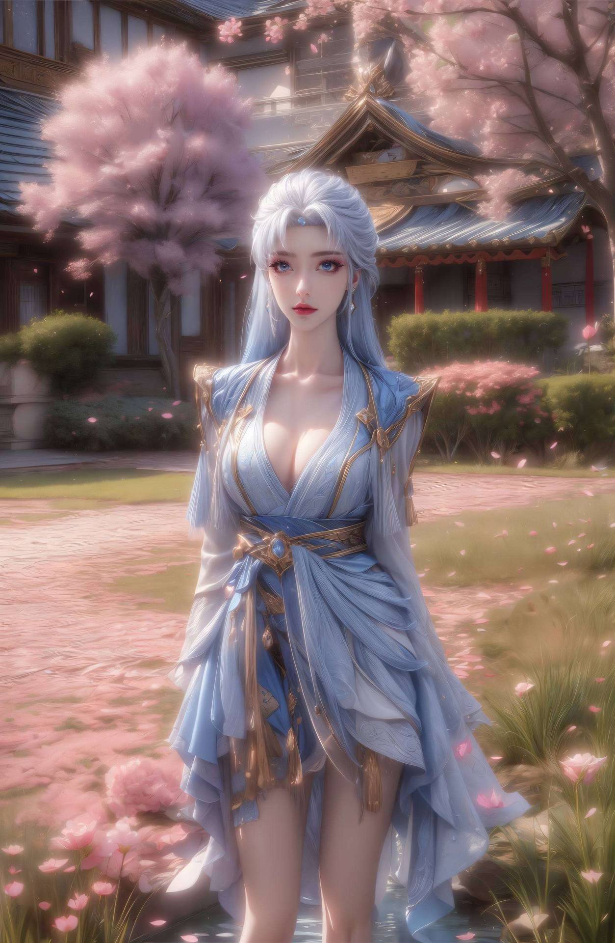 漫界美女映屏前芳华永驻