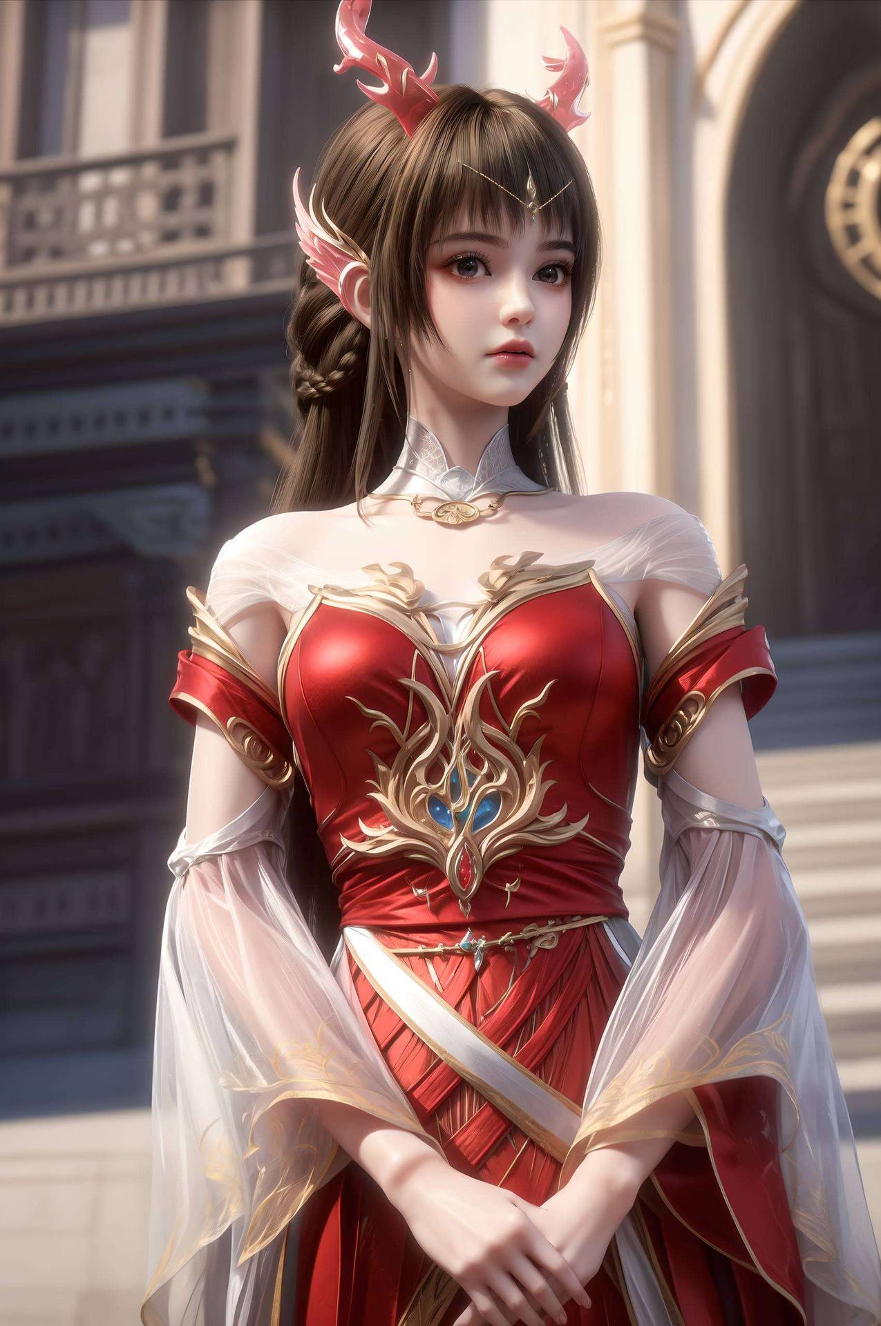 仿佛从玄幻故事中走出都是一幅动人的国漫壁纸