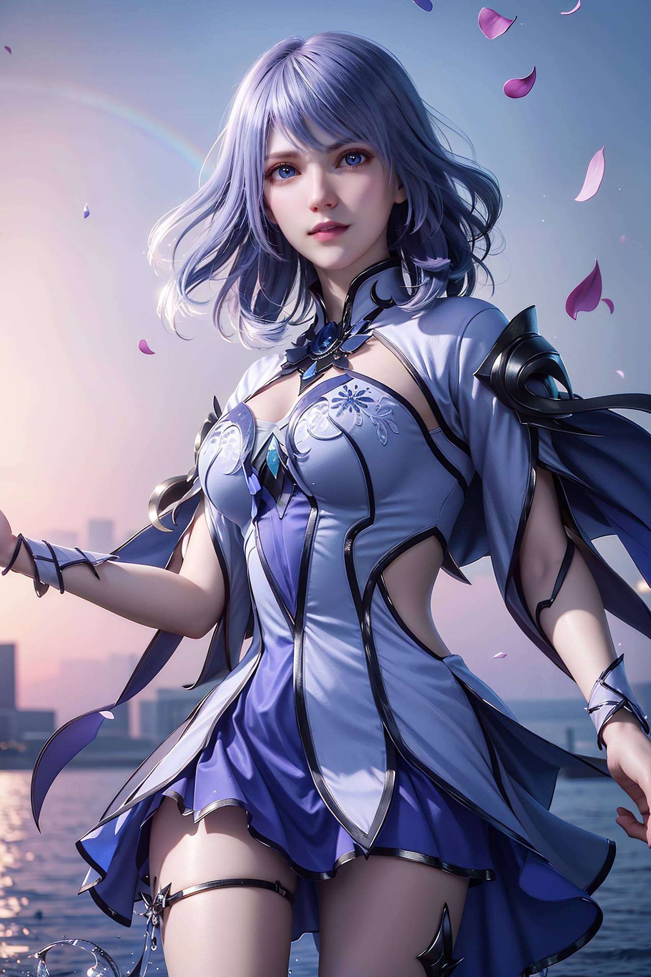 玄幻世界舞翩跹动漫女神婉约态