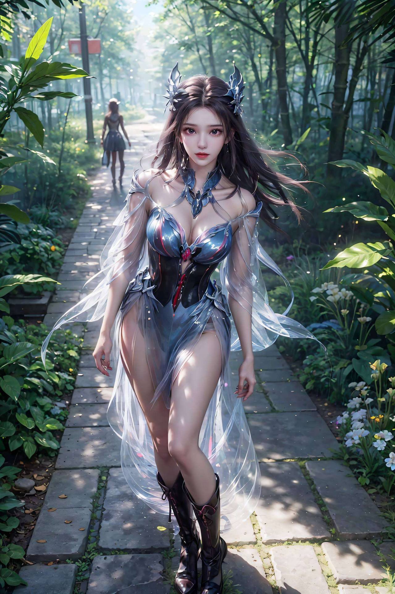 一触即发她的眼神如同秋水