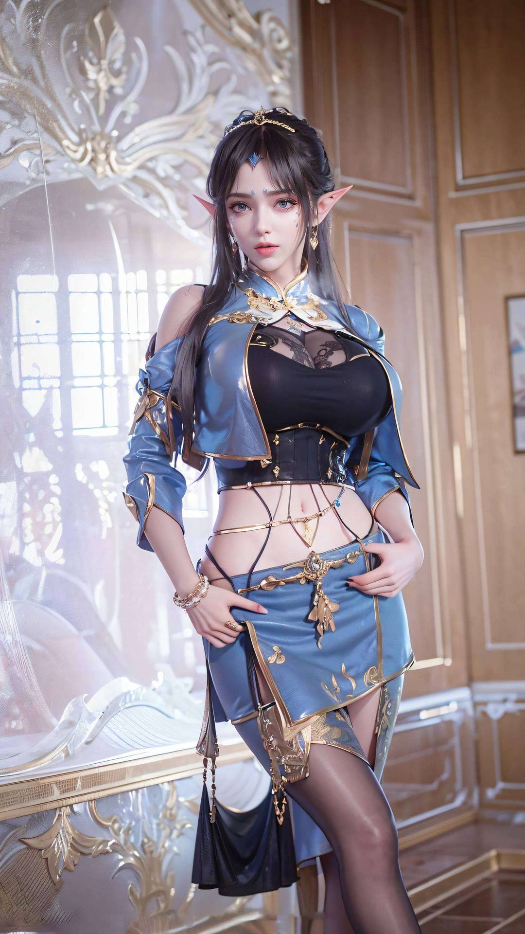她的眼神里藏着天妖凰族的秘密凤清儿不仅是一位锁屏壁纸上的国漫女神