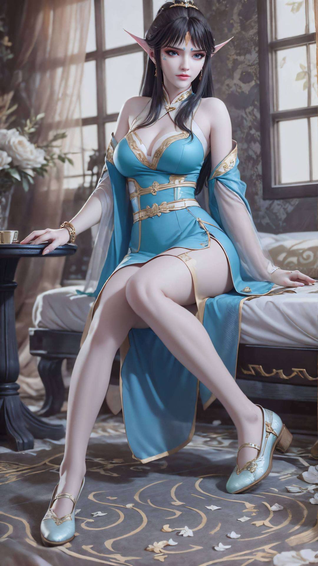 她的美丽不仅是壁纸上的高清映像她是天妖凰族的骄傲
