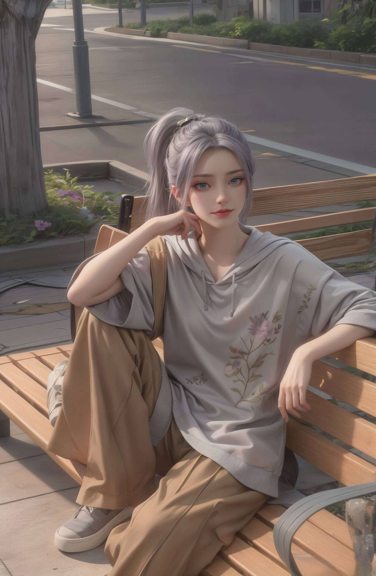 壁纸换起来一个娇媚似仙子