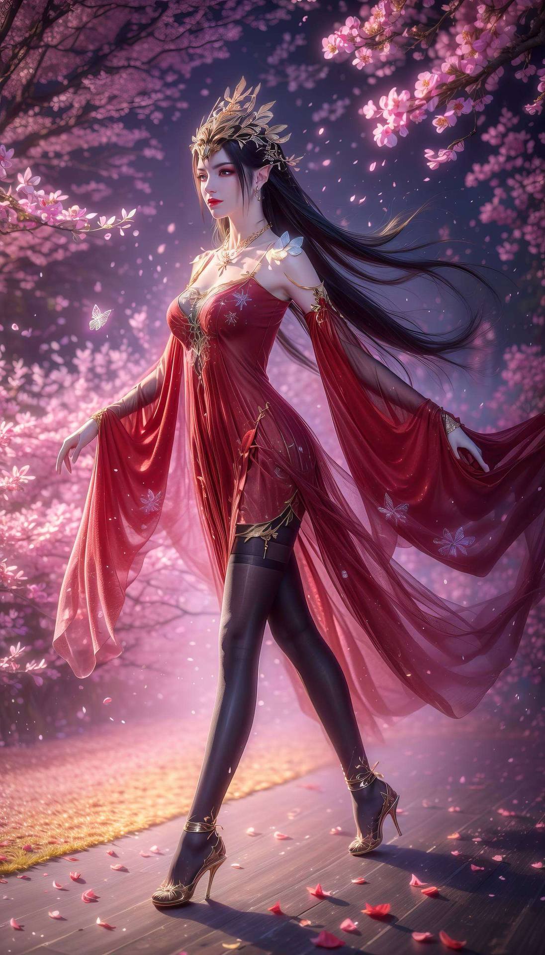 蛇女姿态妖娆绝对让你的电脑桌面瞬间变身国漫盛宴！美杜莎女王从斗破苍穹中穿越而来