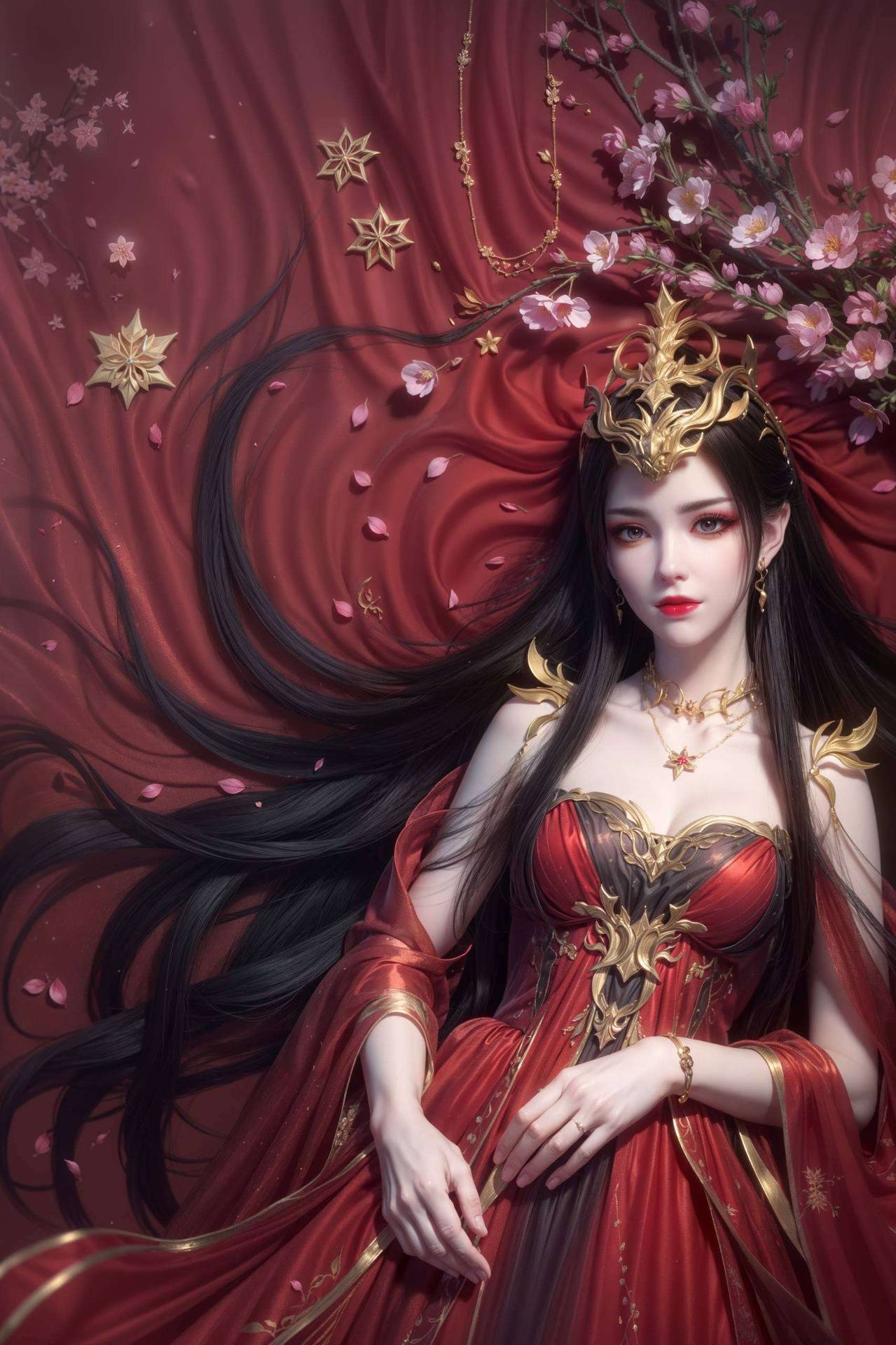 斗破苍穹里的美杜莎女王美杜莎的冷艳