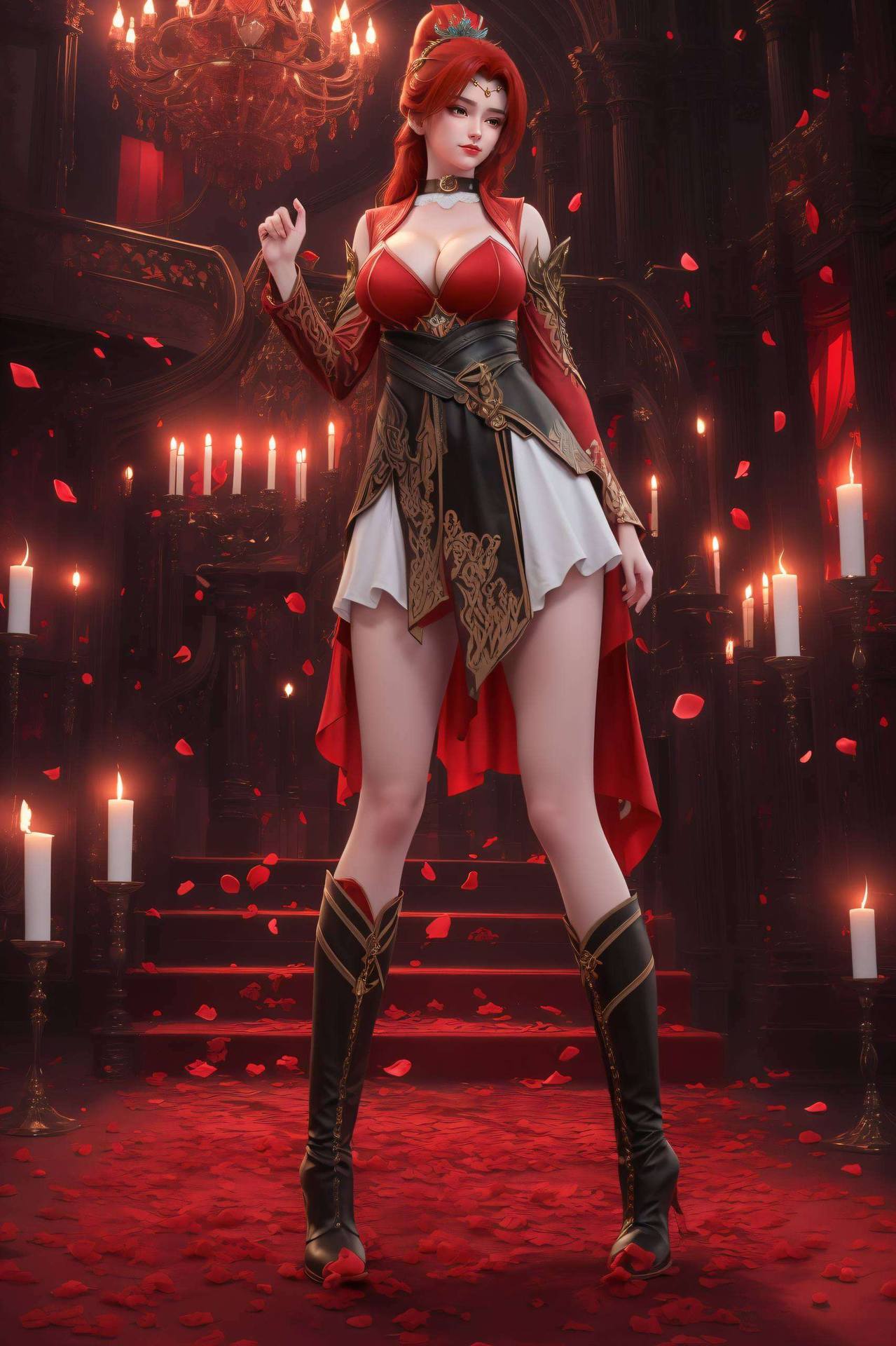 是不是觉得整个世界都玄幻了起来？焚炎谷的火焰在她身后跳跃简直就是国漫女神的代表！想象一下