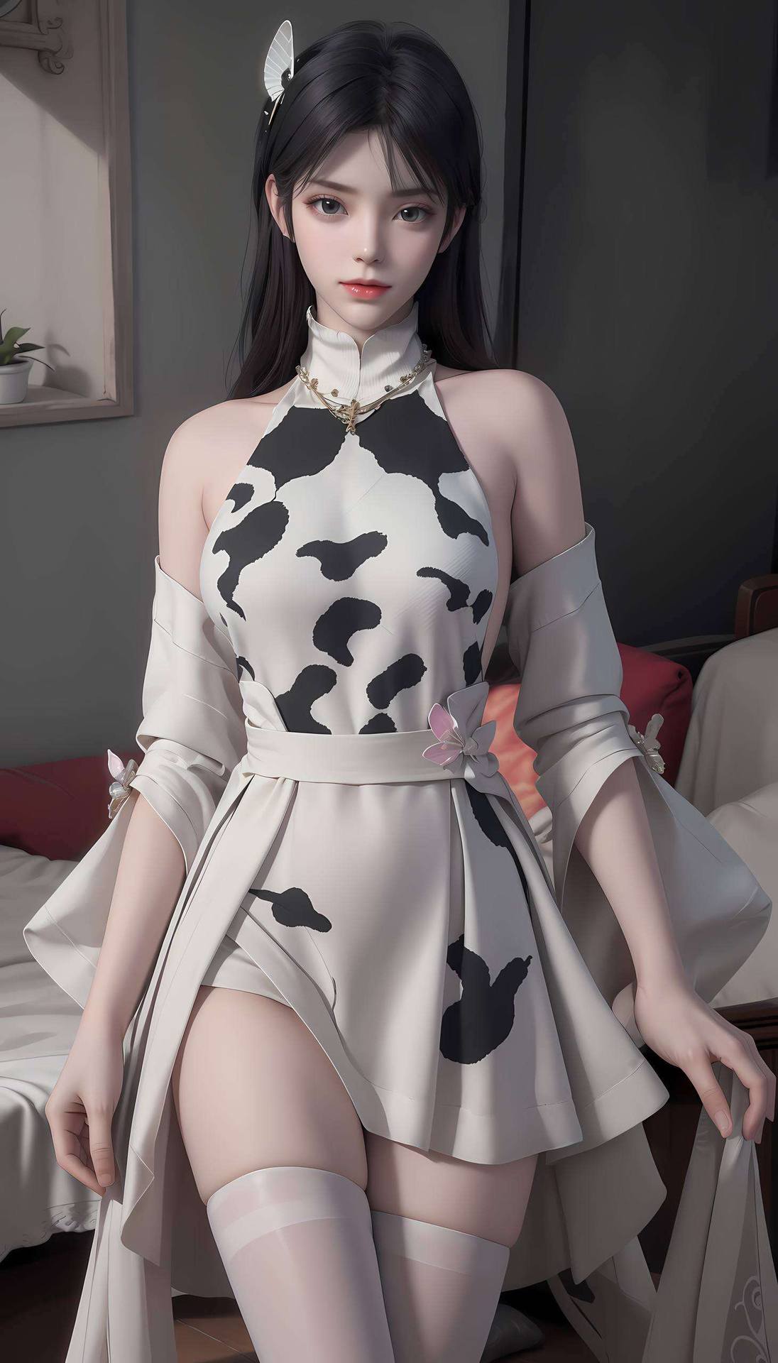 她可是能让你手机锁屏都熠熠生辉的玄幻女神哦！不仅美得让人心动