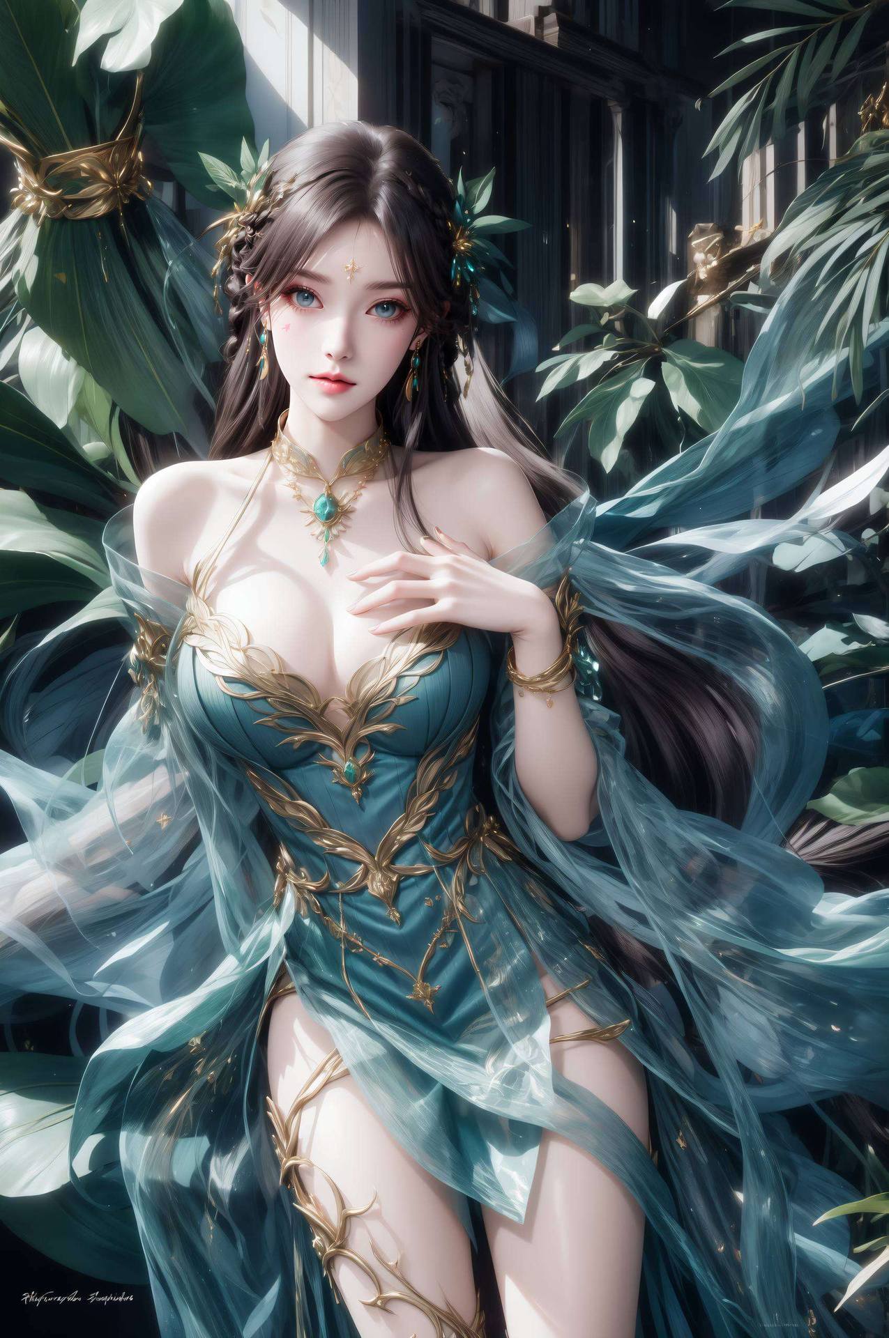国漫女神韵无边,动壁流光熠熠生动漫美女翩翩舞,玄幻世界梦初醒