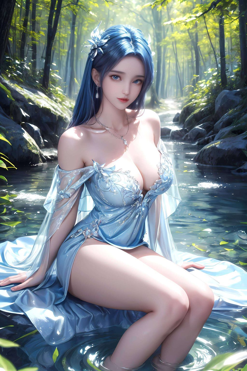 更带来一抹清新脱俗的风采极简风格的美女桌面壁纸