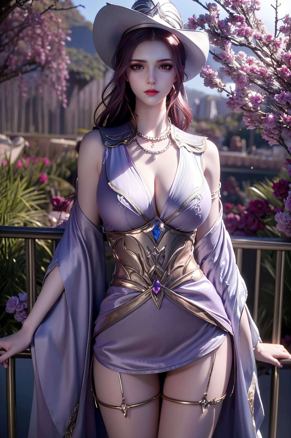 同时彰显个性风采这款国漫壁纸以比比东美女为灵感