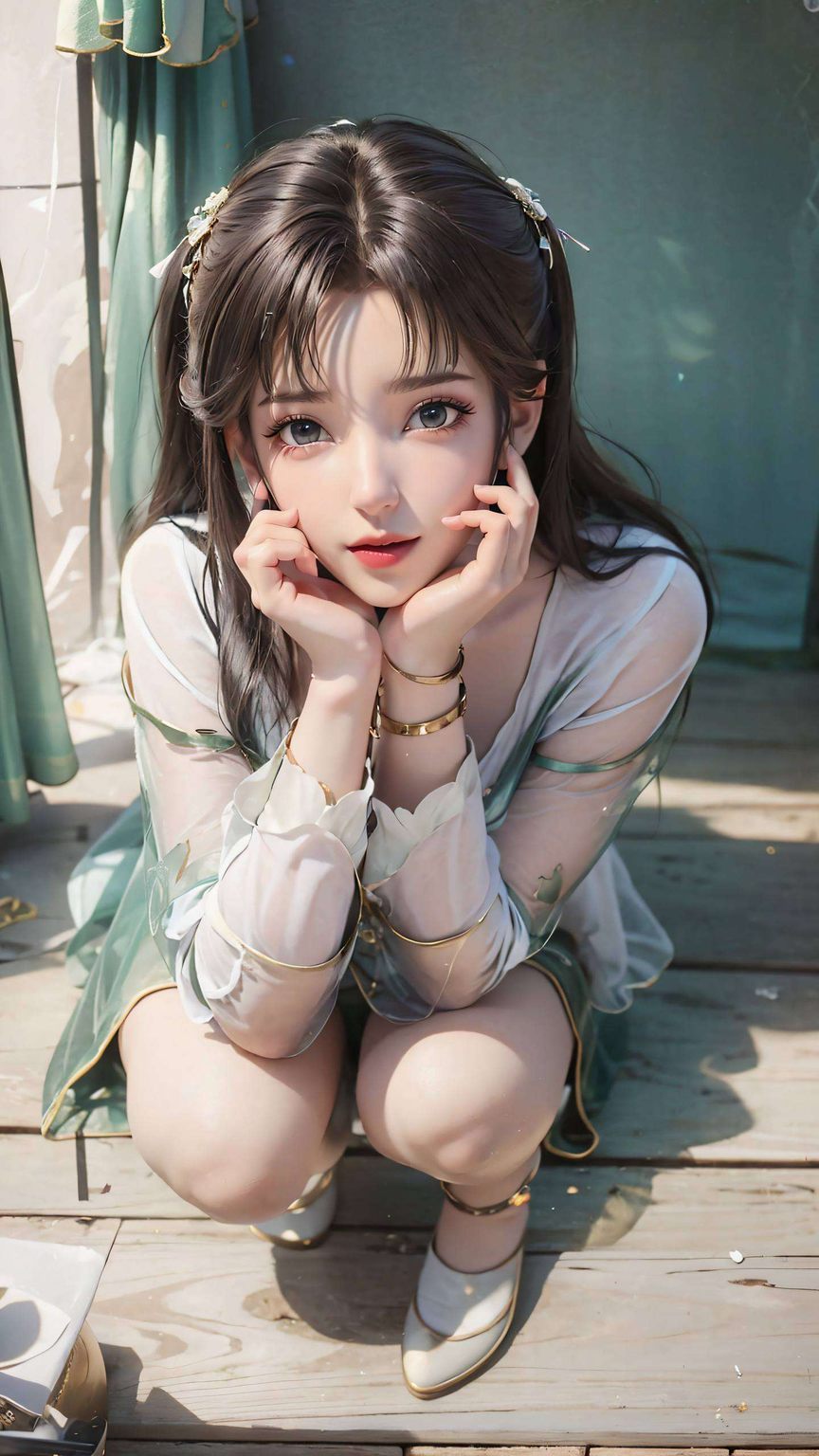 这款国漫美女赛博朋克风格的Win10壁纸独特的古风赛博朋克设计