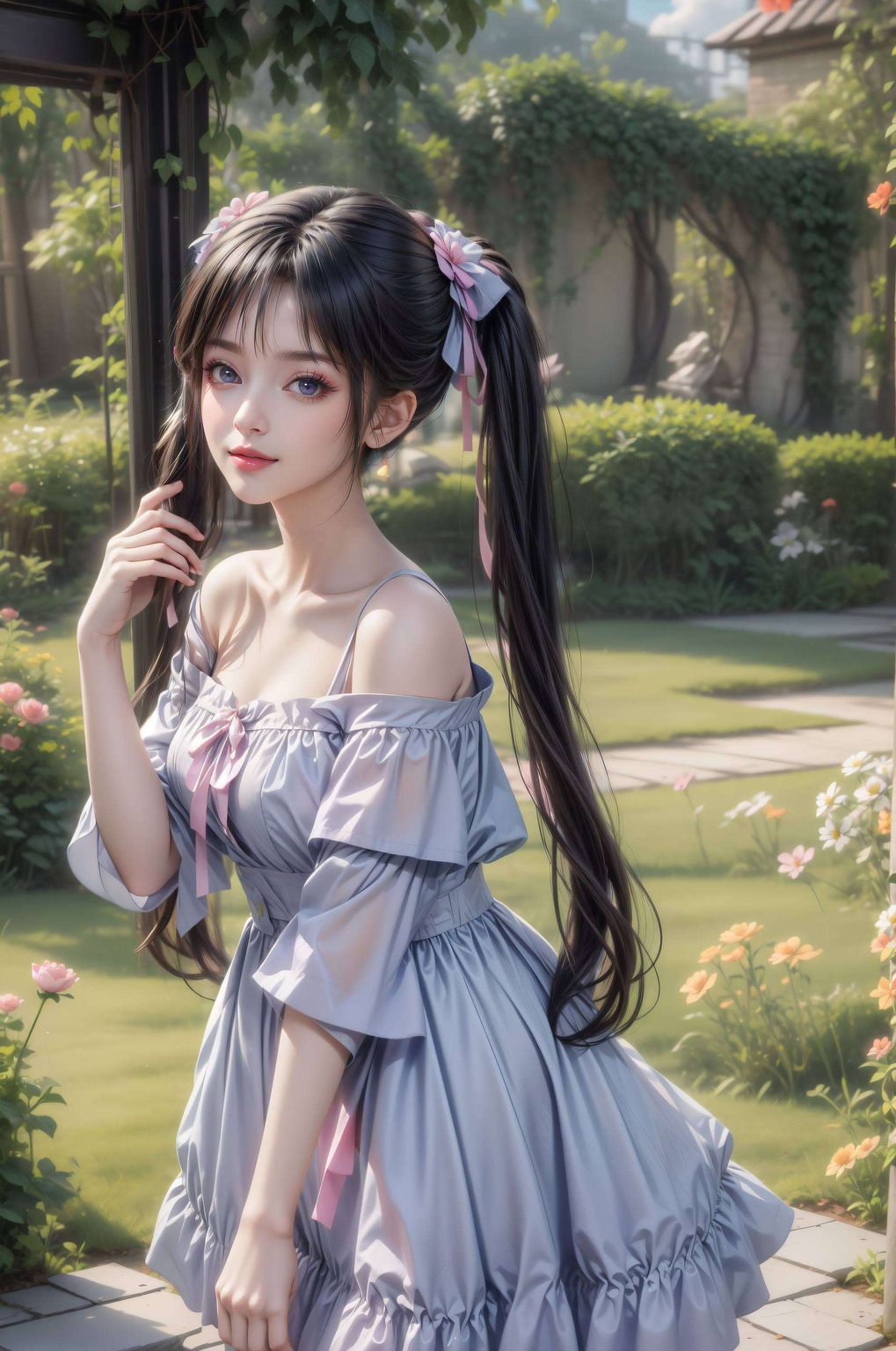 精心打造出一场视觉盛宴这款AI绘画人物动作参考图丝绒平板宽屏壁纸