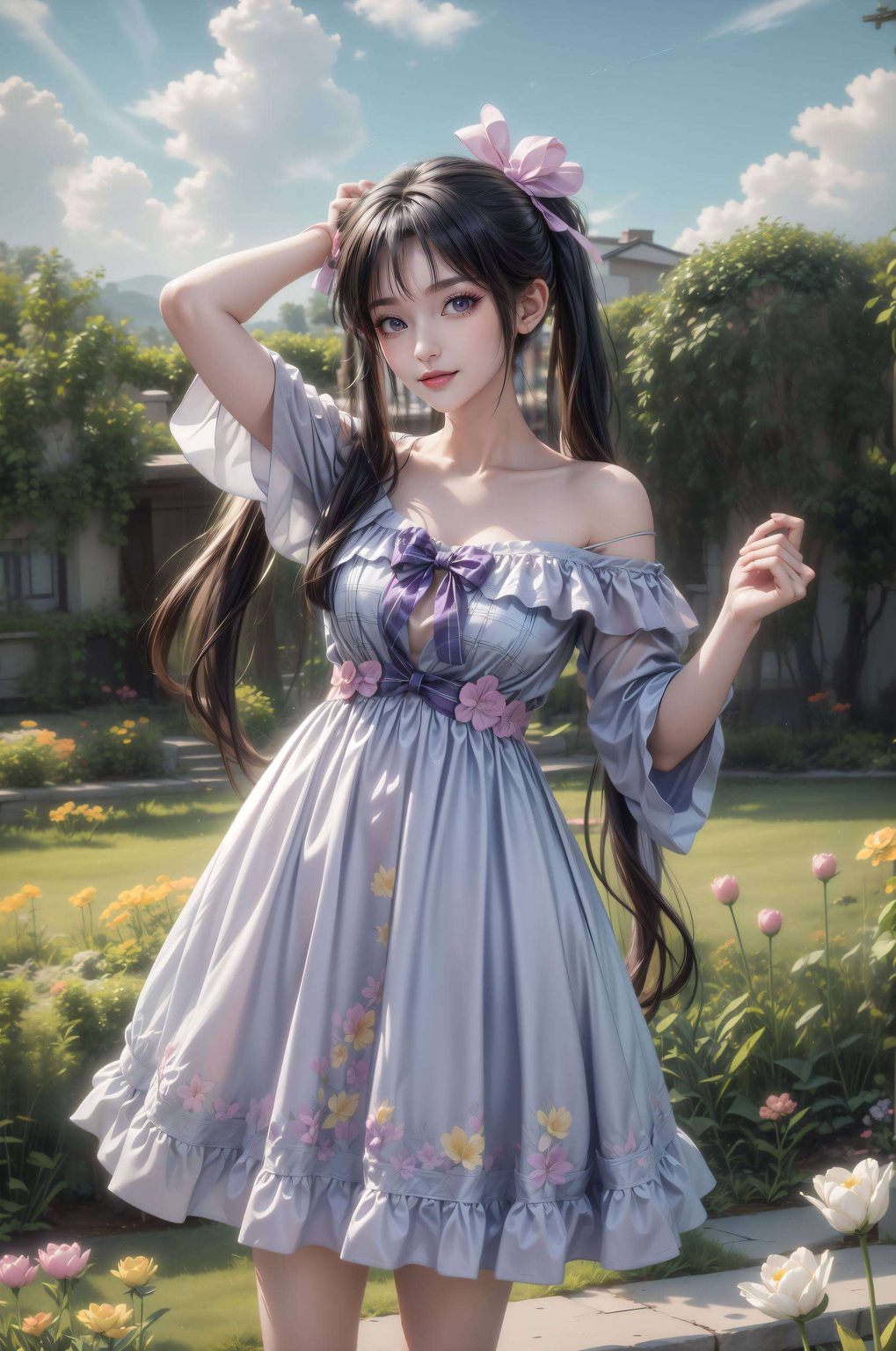 仿佛从画卷中走出图中碧瑶眼神深邃