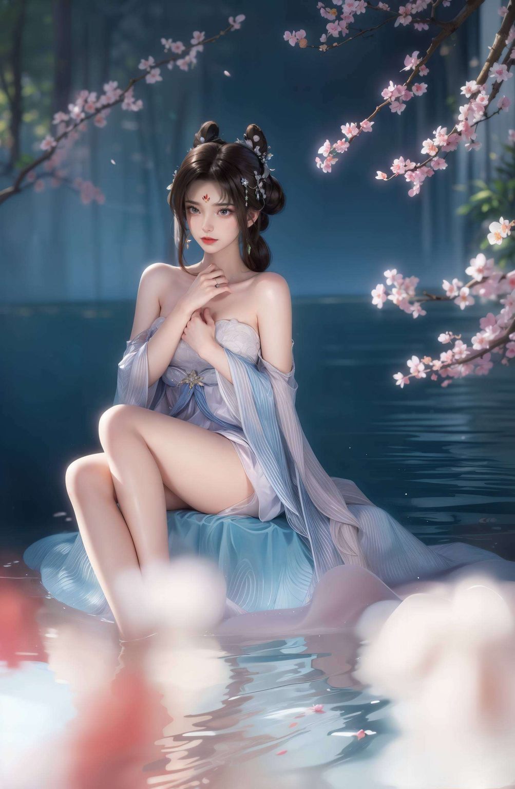 以程灵跳舞的绝美姿态为主线让国漫美女的每一个细节都栩栩如生