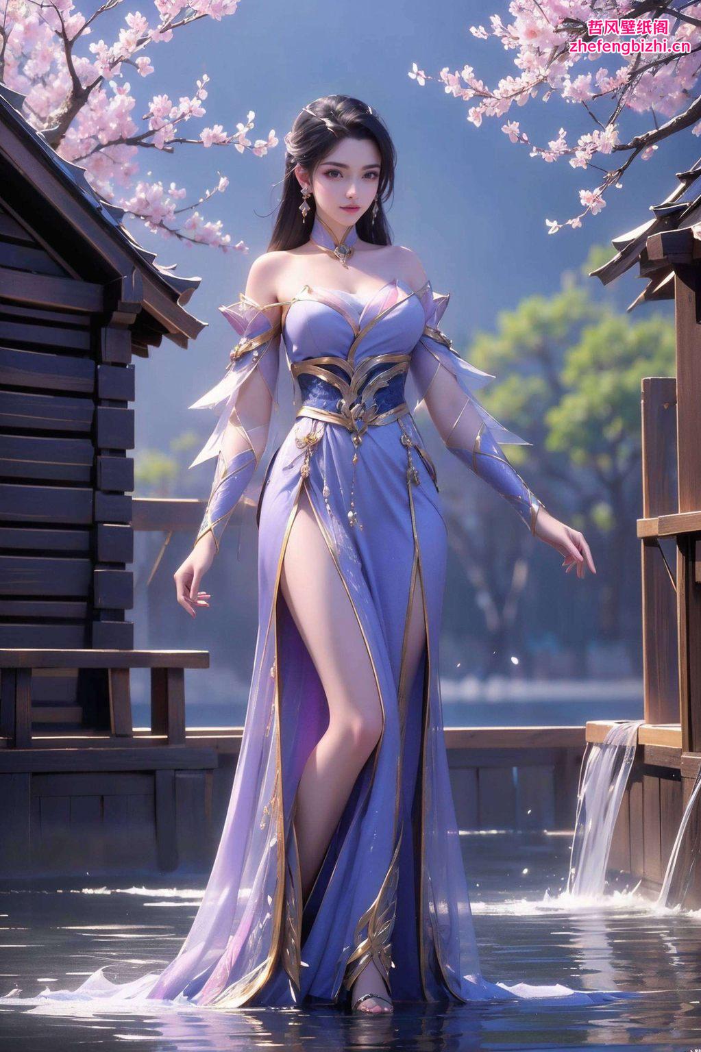 画面中衣袂飘飘