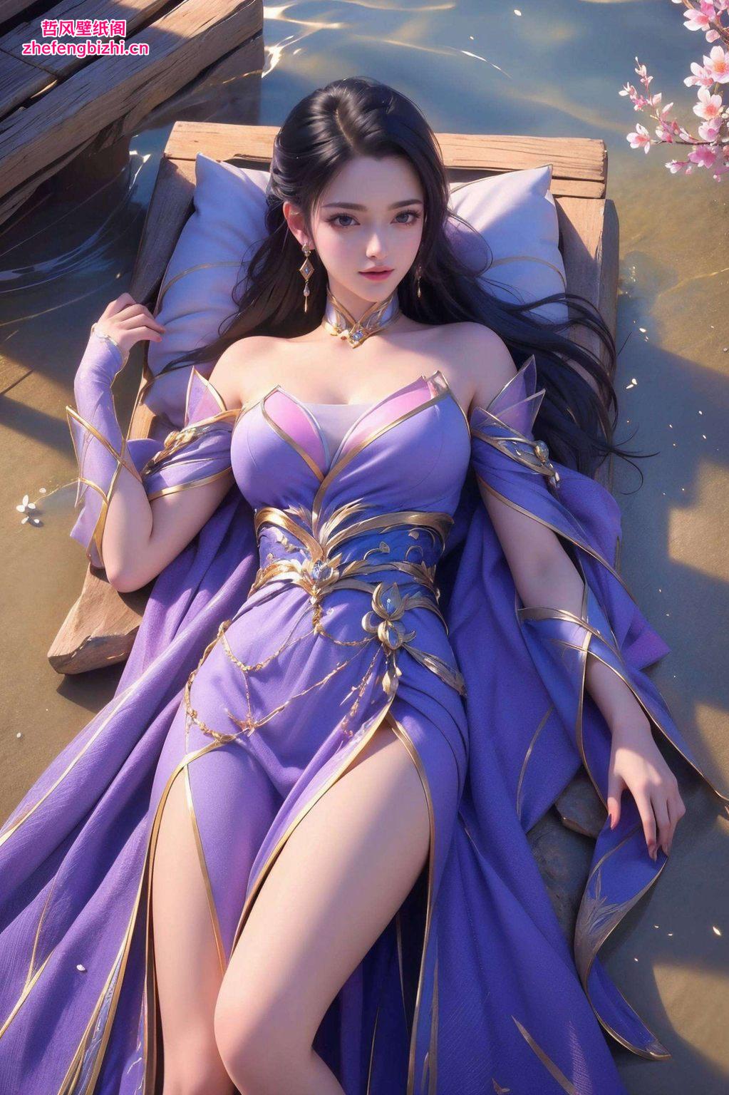 眼神灵动国漫女神楚灵玉