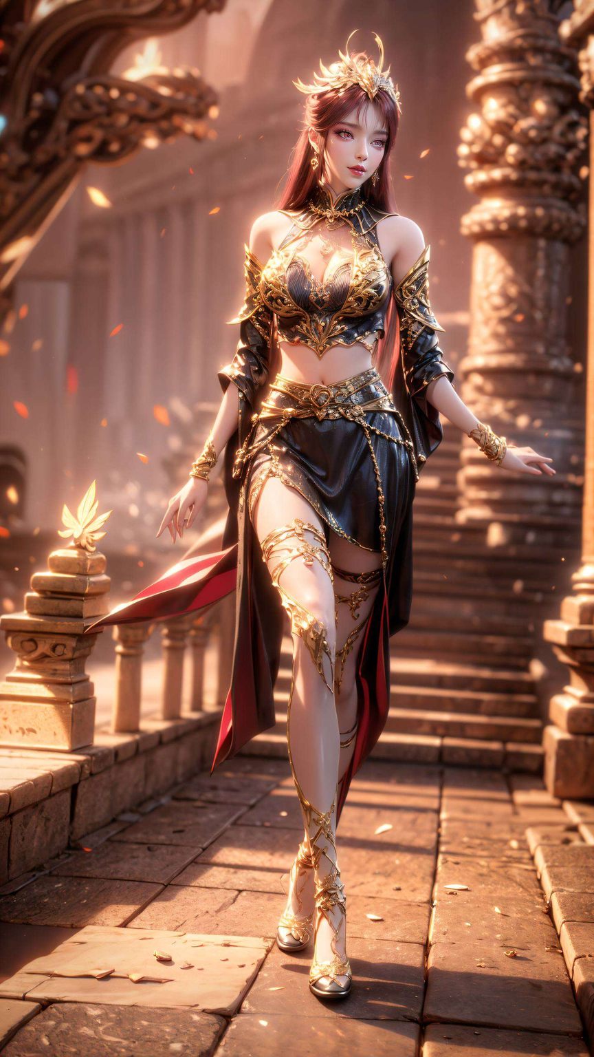 以其神秘仪式引人瞩目她金属质感平板桌面上的姿态