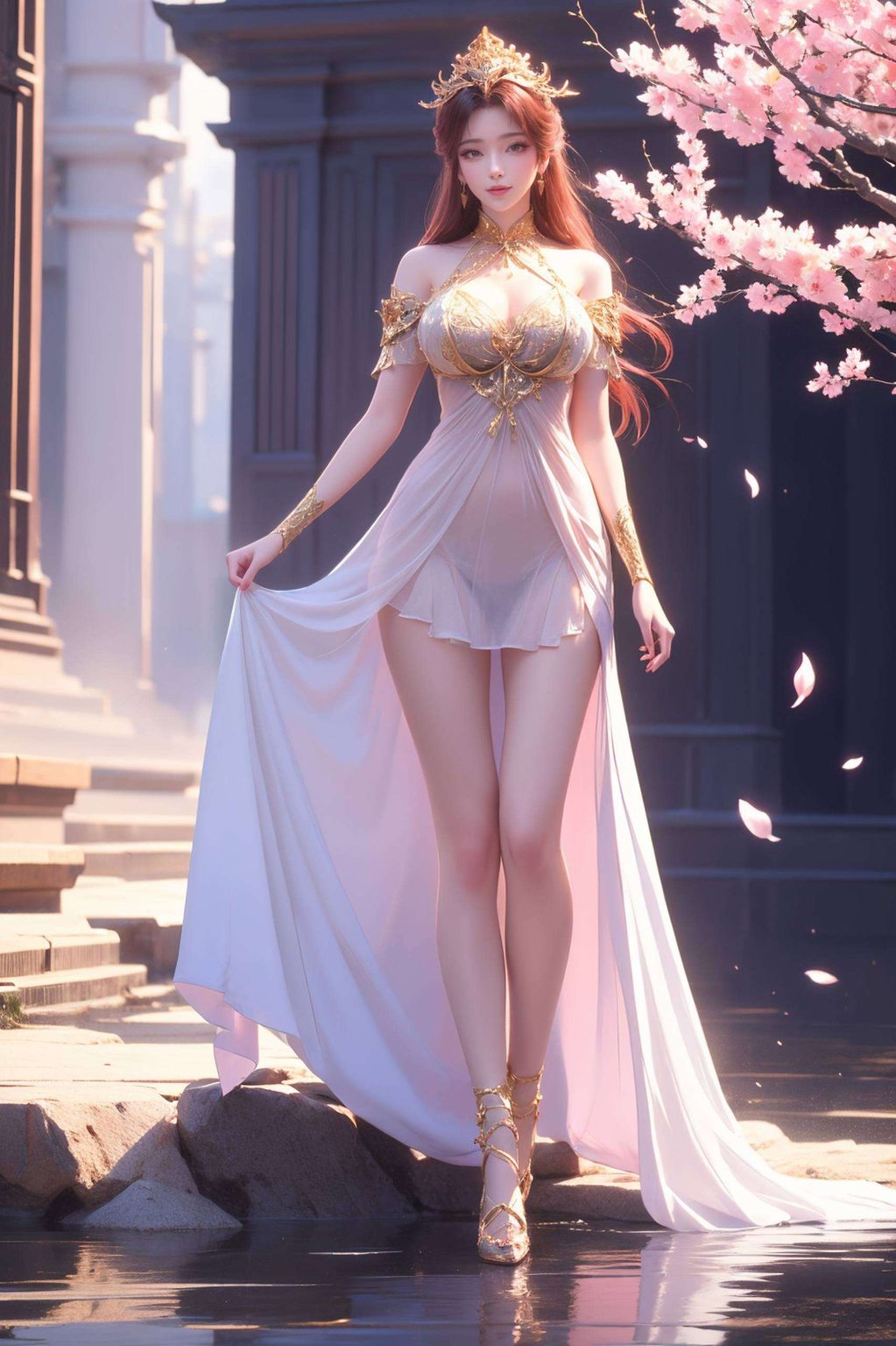 清新脱俗毒血夫人微笑倩影