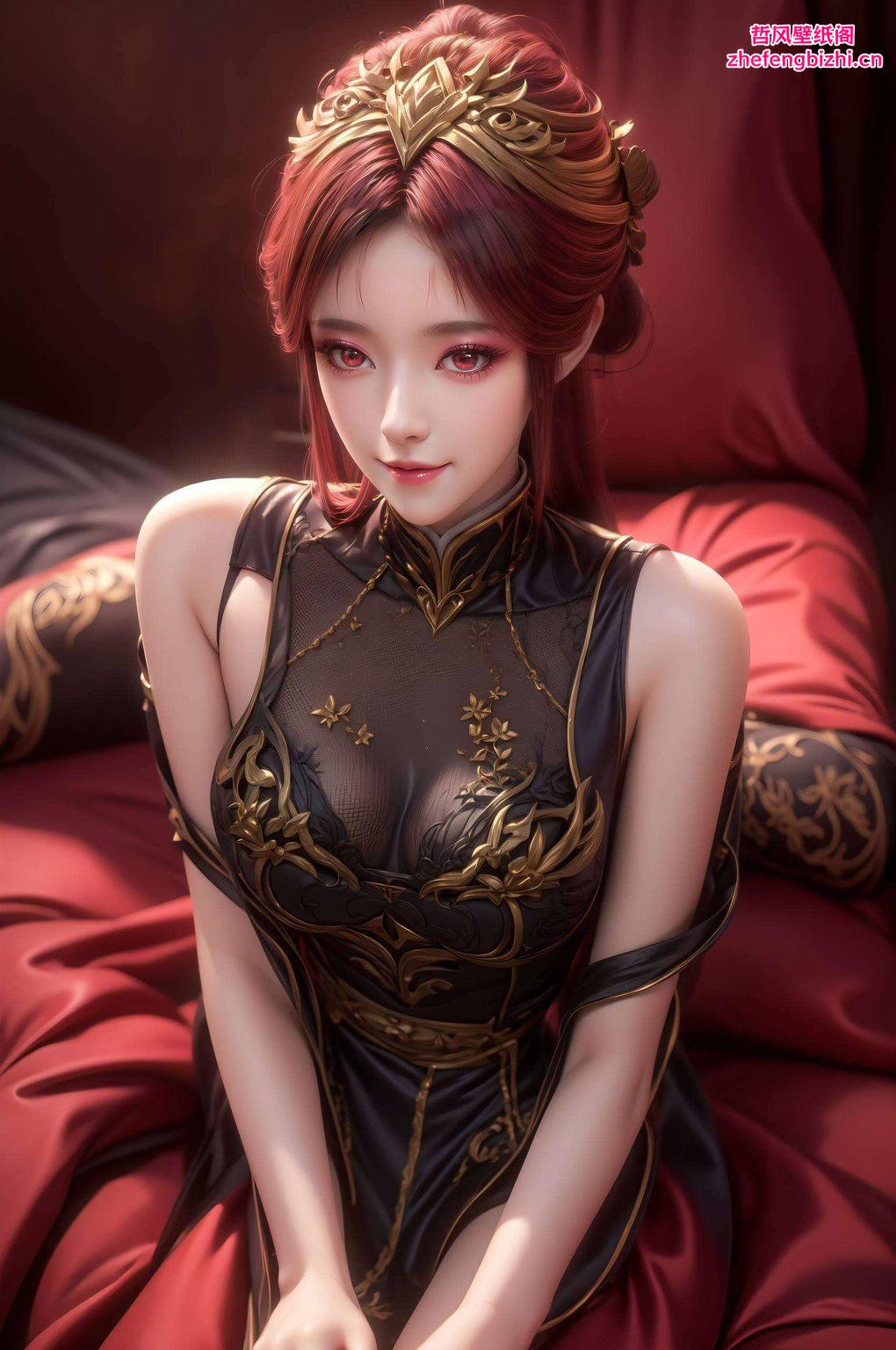 国漫美女壁纸毒血夫人微笑如春风