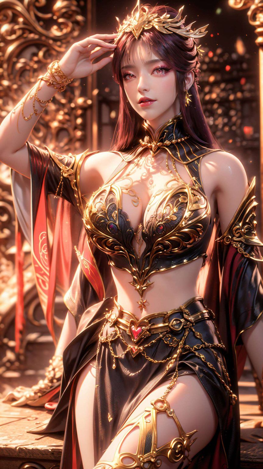 感受那份独特的魅力与力量毒血夫人傲立壁纸间