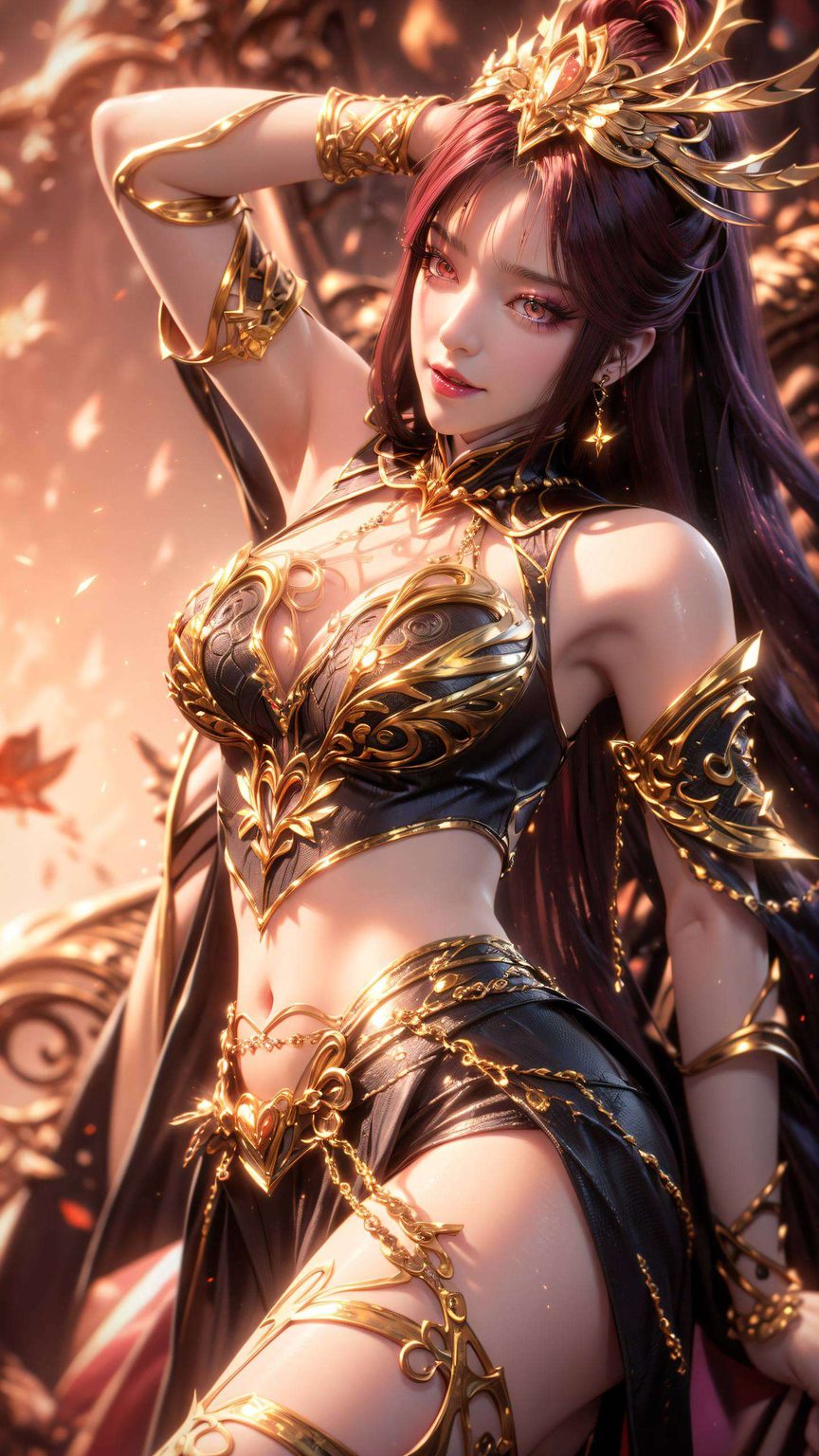 细腻的线条勾勒出她的神秘与危险毒血夫人吃人