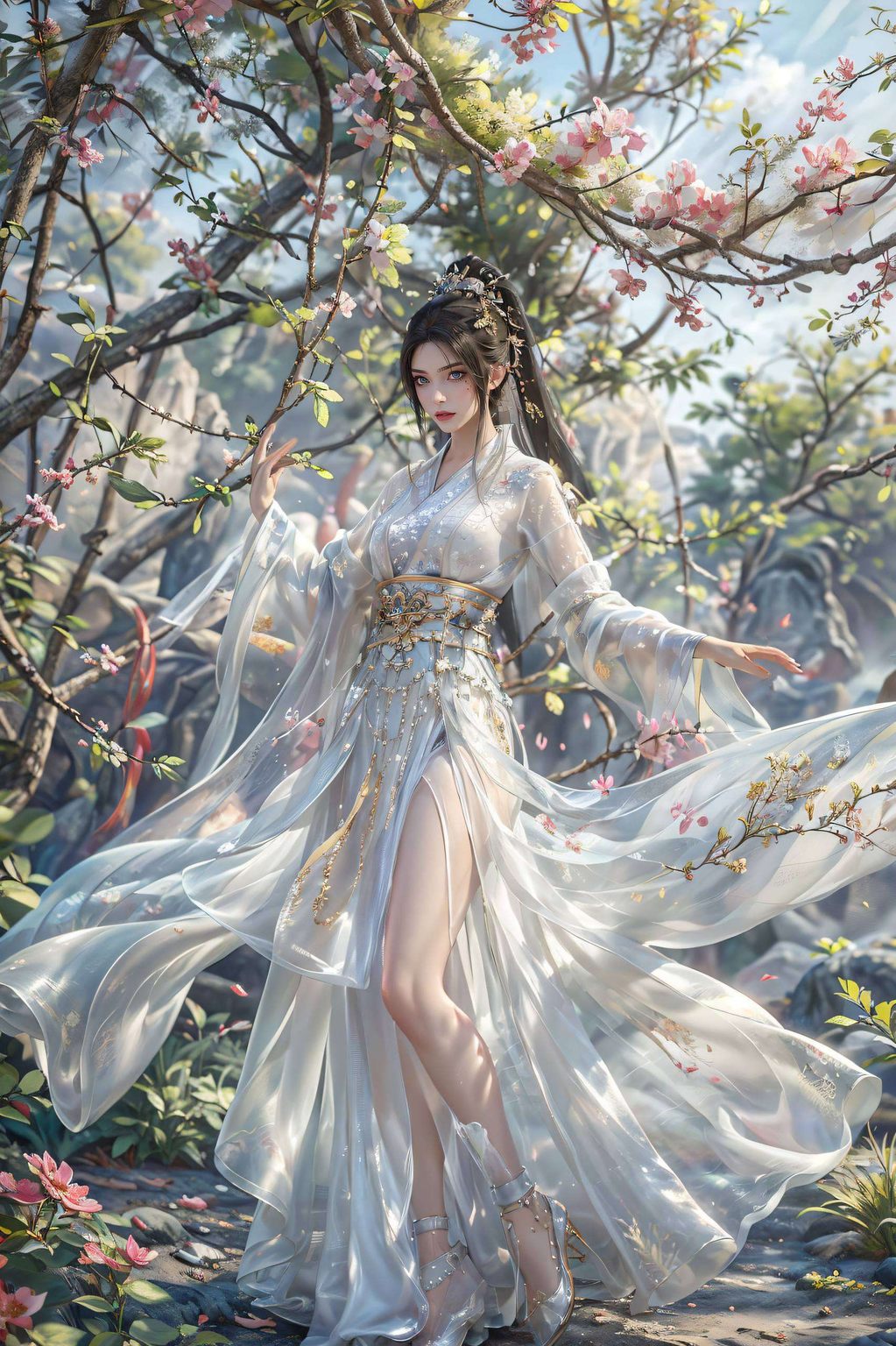 国漫女神方清雪华丽变装每一格都是精心绘制