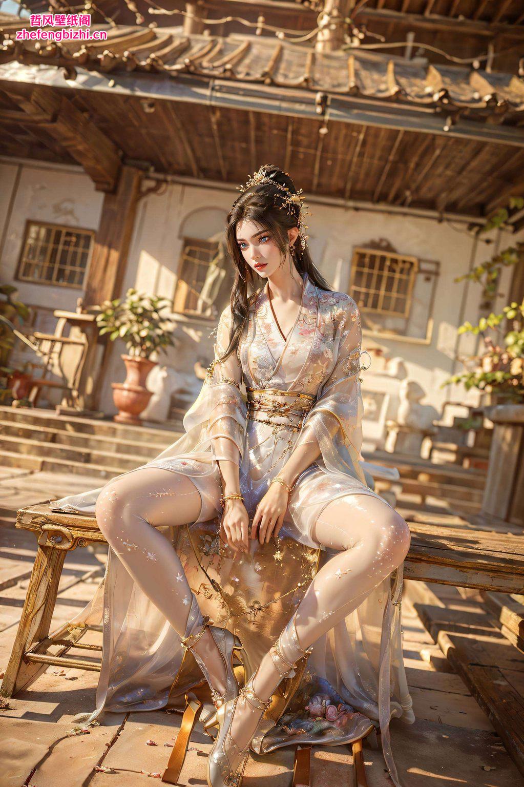 将她优雅的身姿与潮流元素巧妙结合为你的电脑带来一抹别样的风情