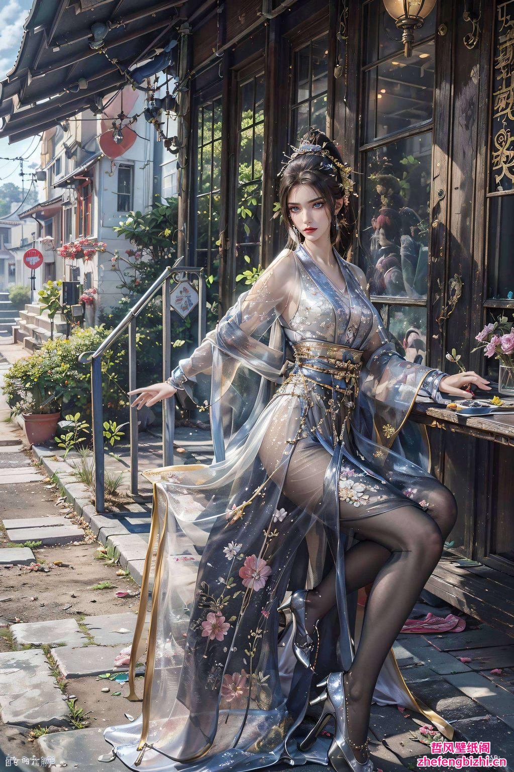 细腻的笔触描绘出二次元世界的梦幻色彩感受方清雪的魅力风采