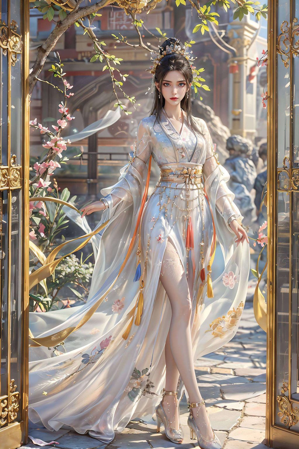 每一帧都仿佛是从动漫中截取的精彩瞬间清晰到可以数出她发丝的每一缕