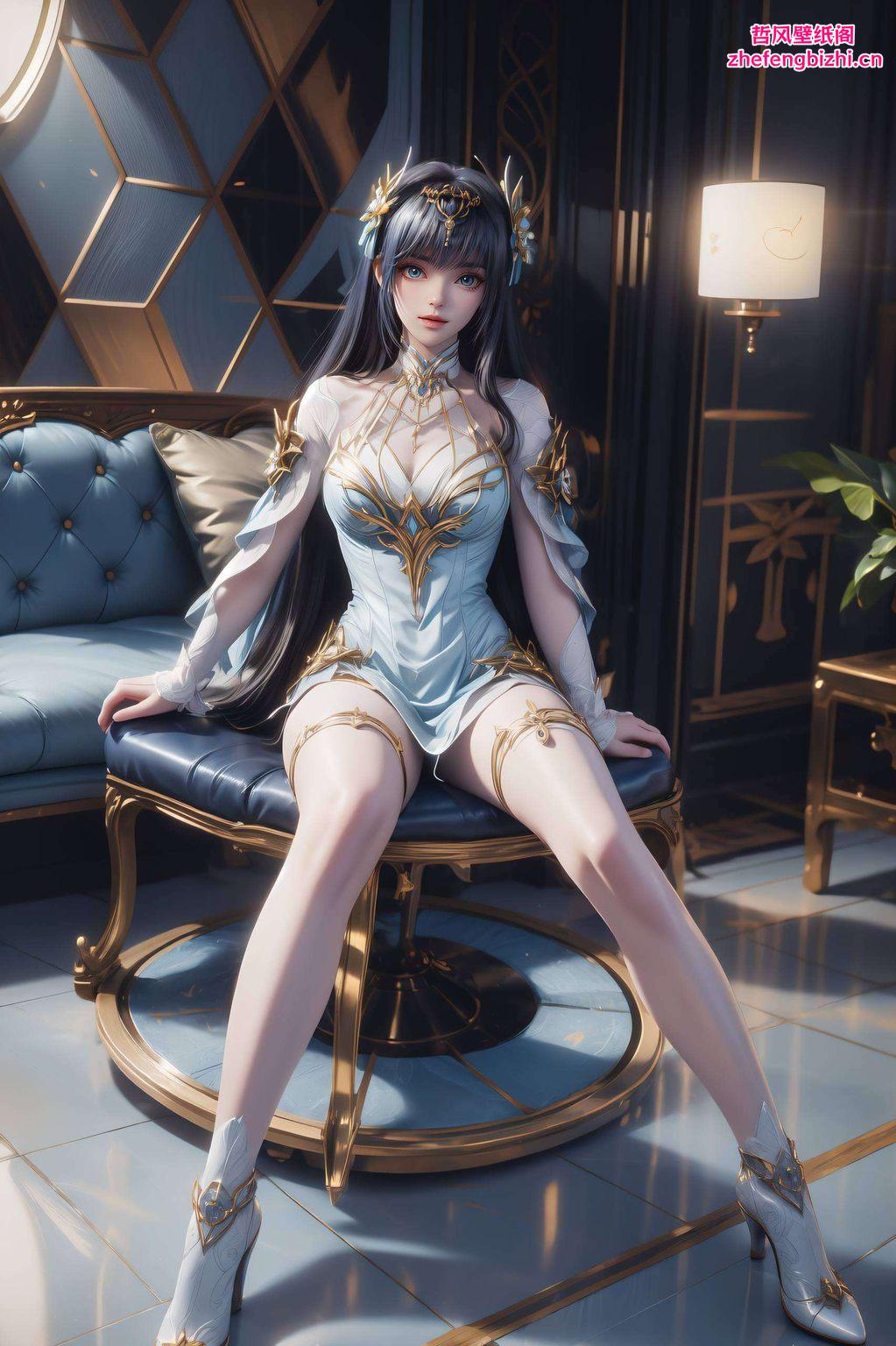 这幅枫玲儿AI壁纸取图教程带你领略女生油画的超高清魅力细腻笔触、浓郁色彩