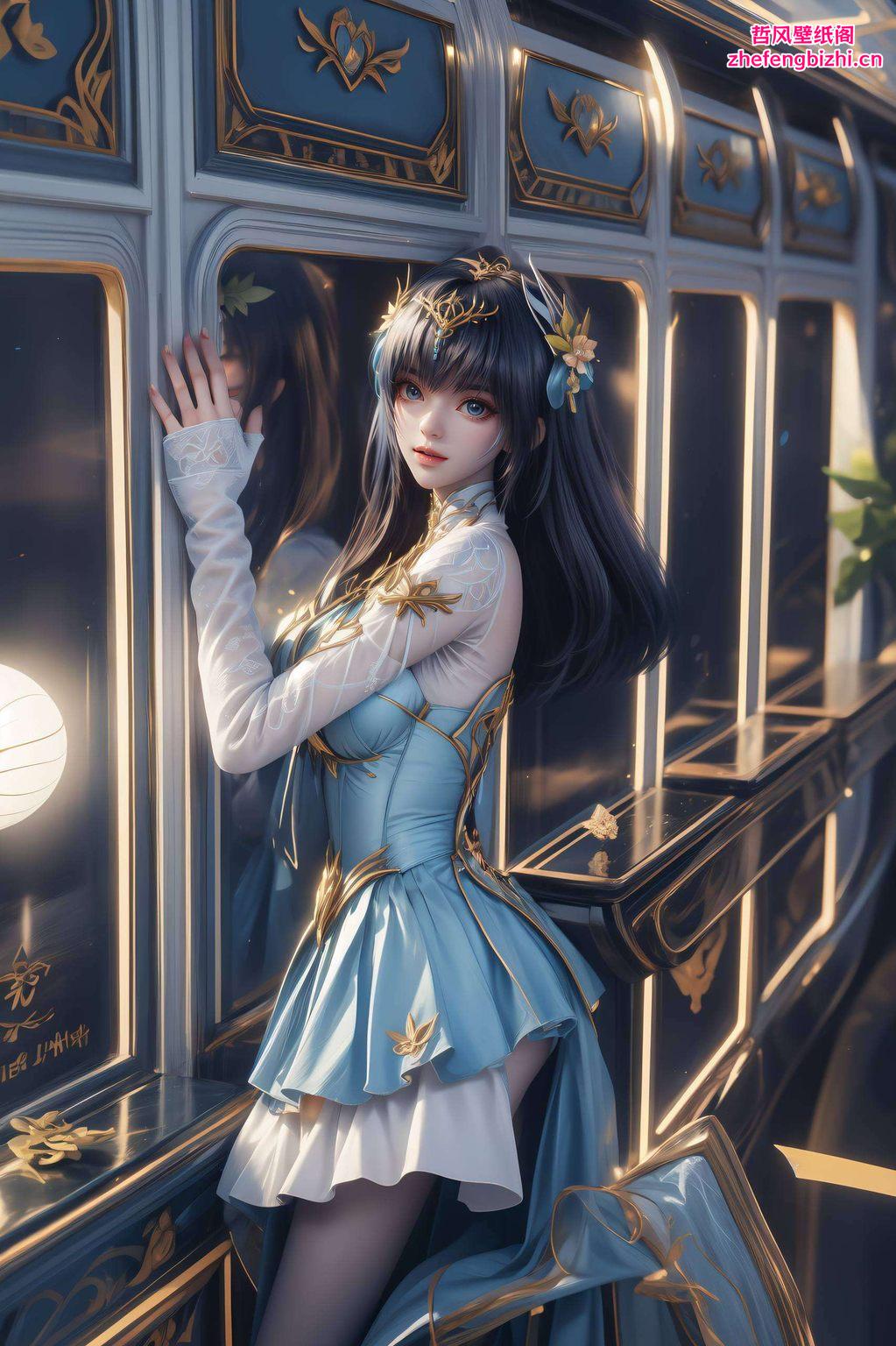 壁纸如魔法般绚丽多彩每一款都是她用心绘制的艺术