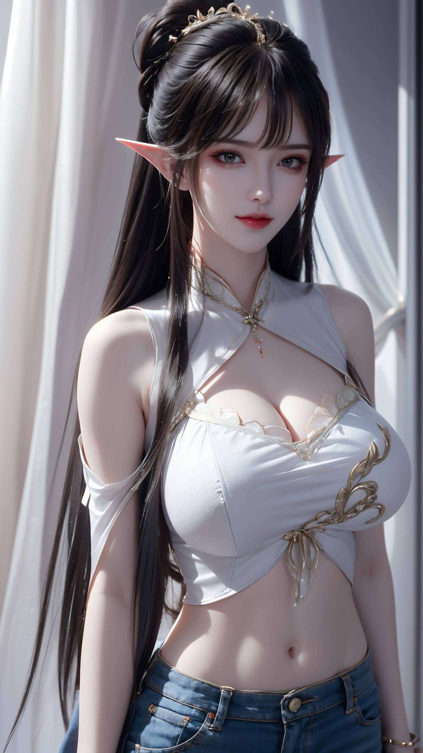 遇见唯美女神凤清儿她的倩影如诗如画