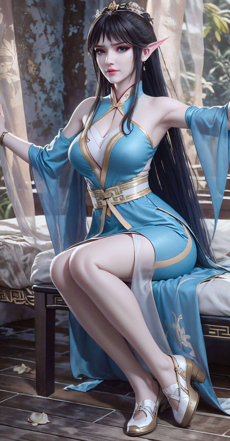 她的美更是古典与时尚的交融