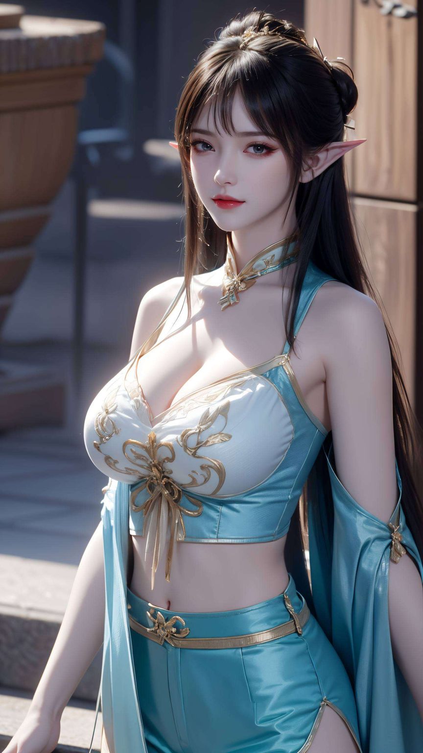国漫女生凤清儿美图集有没有凤清儿的壁纸？当然有！这款全屏AI绘画参考素材