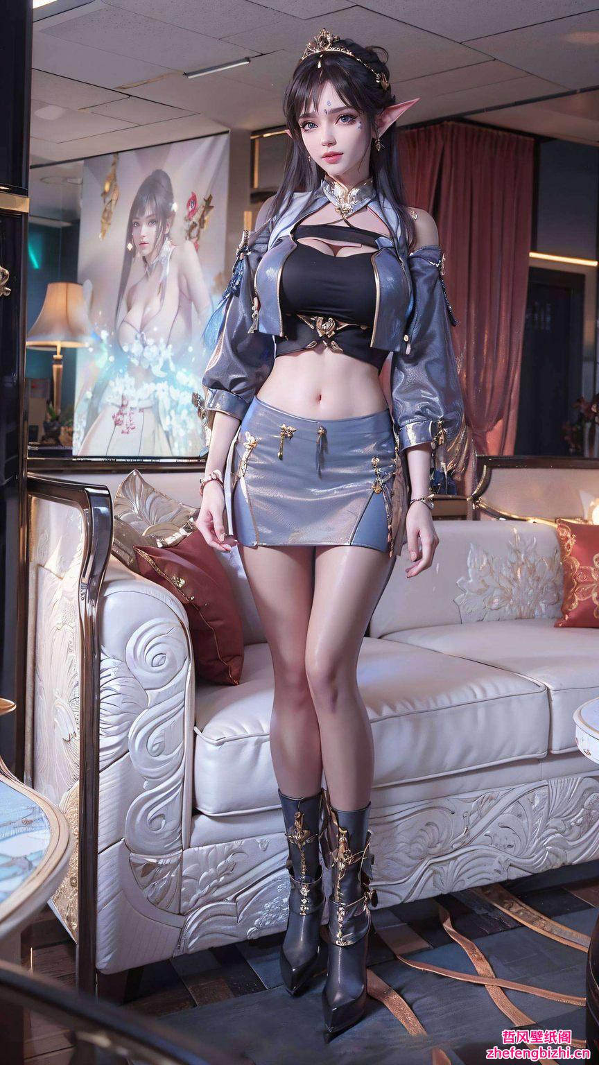 遇见高清壁纸新境界！凤清儿冰装神态探索国漫之美