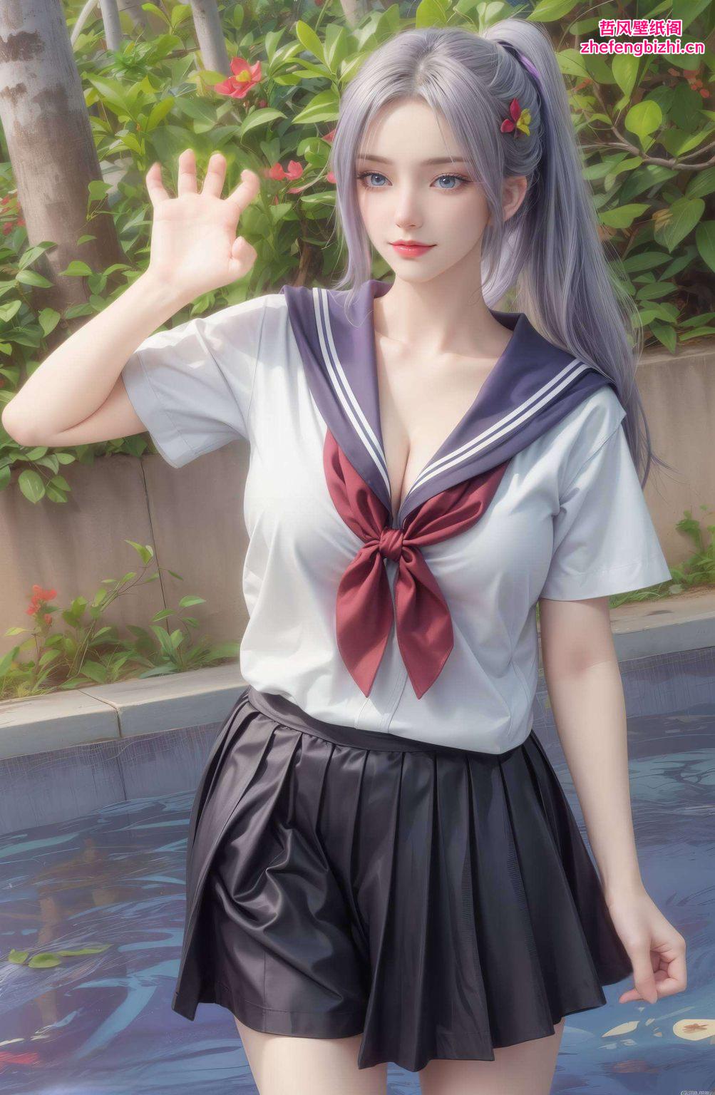 成为了无数粉丝的心头好这位女生壁纸界的豪华平板AI女神