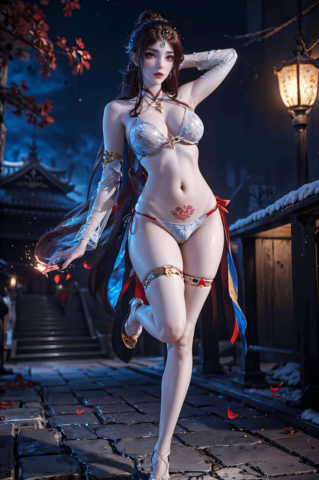 细腻的花纹与高清画质相得益彰红凰4K高清壁纸以其全屏ai绘画动作素材