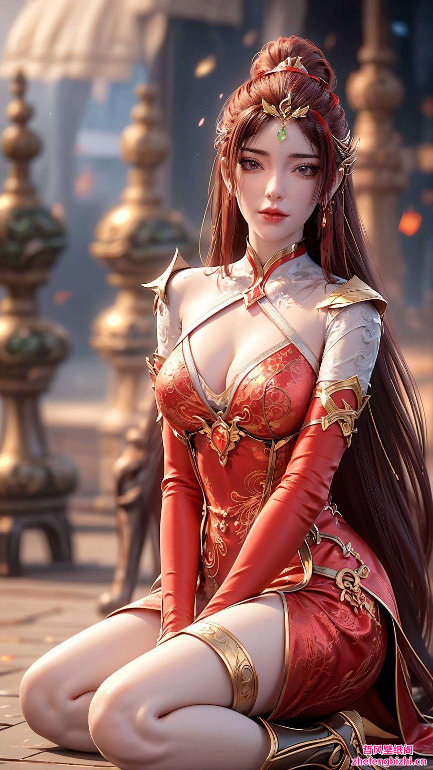 高清展现美女风采尽显国漫之美