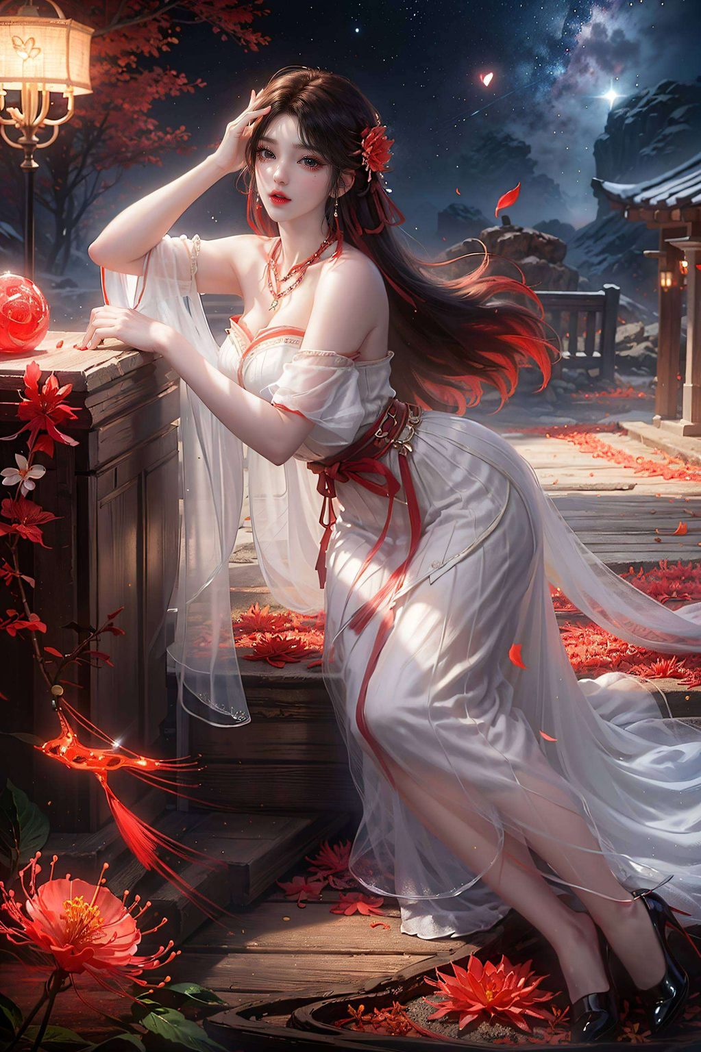 展现出角色的力量与优雅细腻描绘了火灵儿的灵动身姿