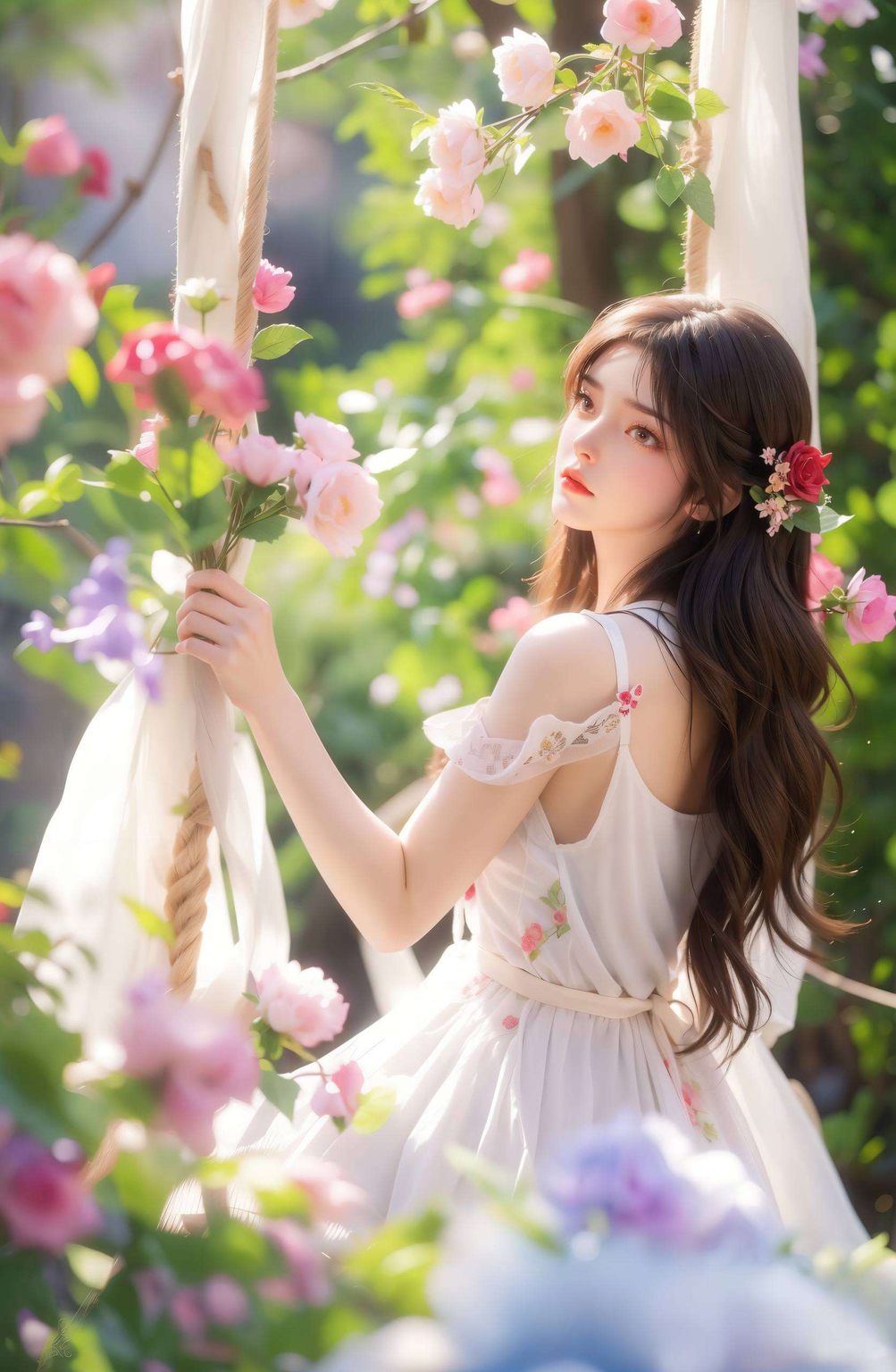 这款特写碎花2k高清简洁壁纸绽放出梦幻般的魅力