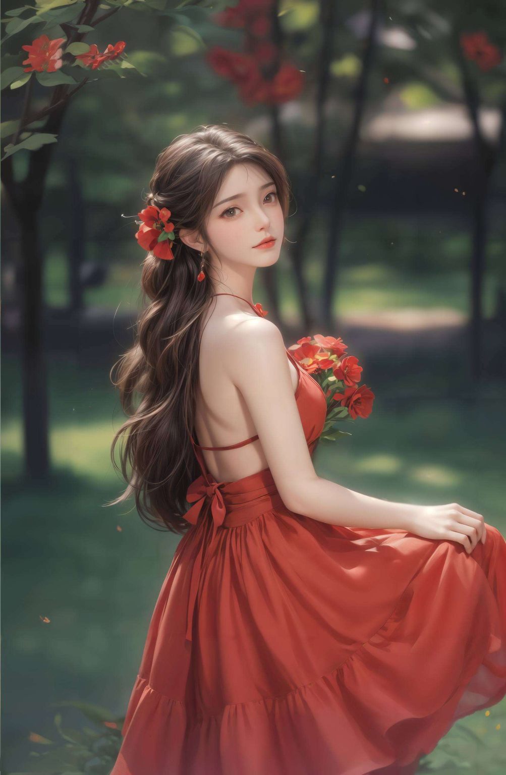 探索国漫之美以国漫美女火灵儿为主题