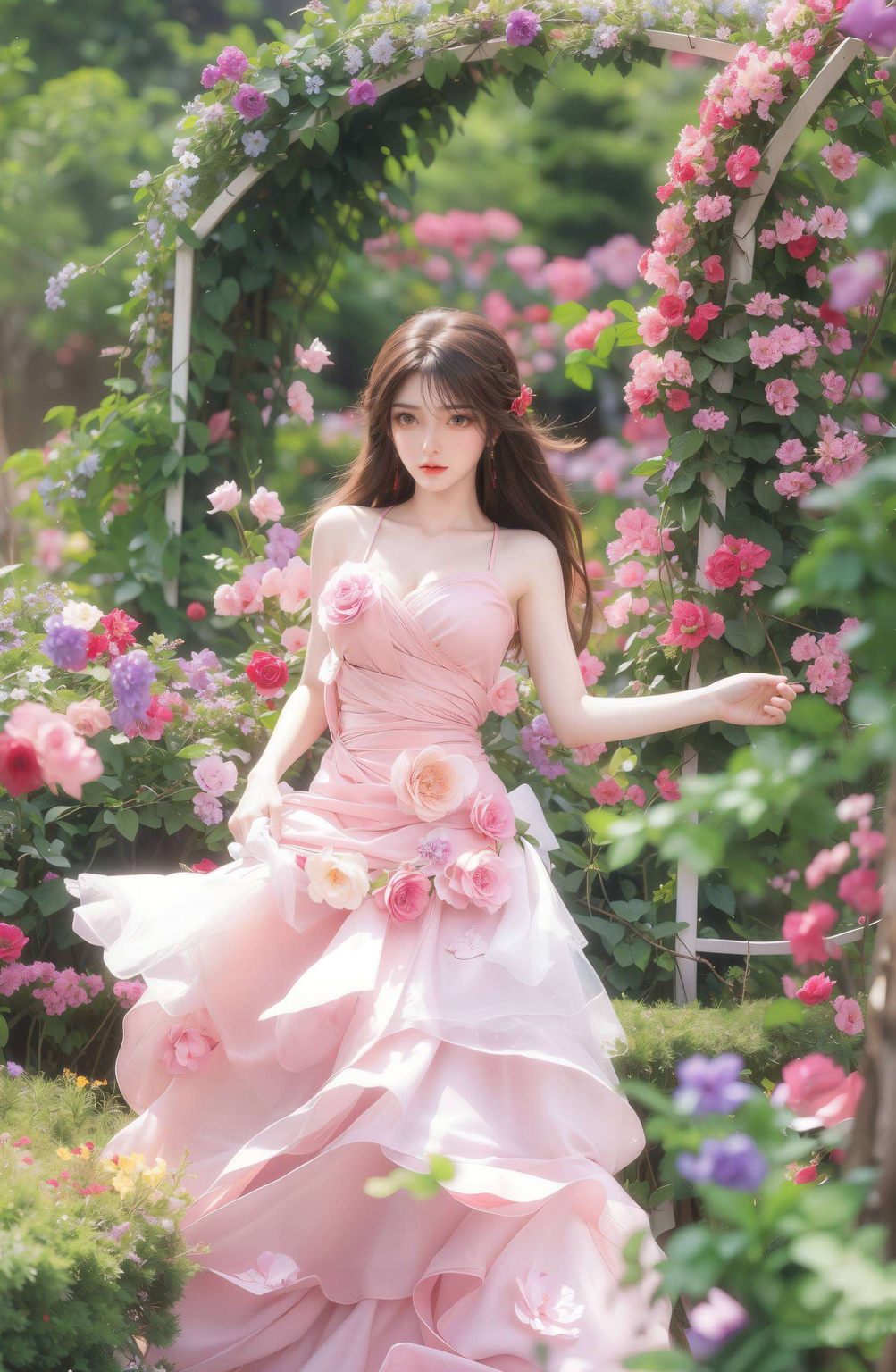 与火灵儿的灵动身影相映成趣遇见景深壁纸中的火灵儿