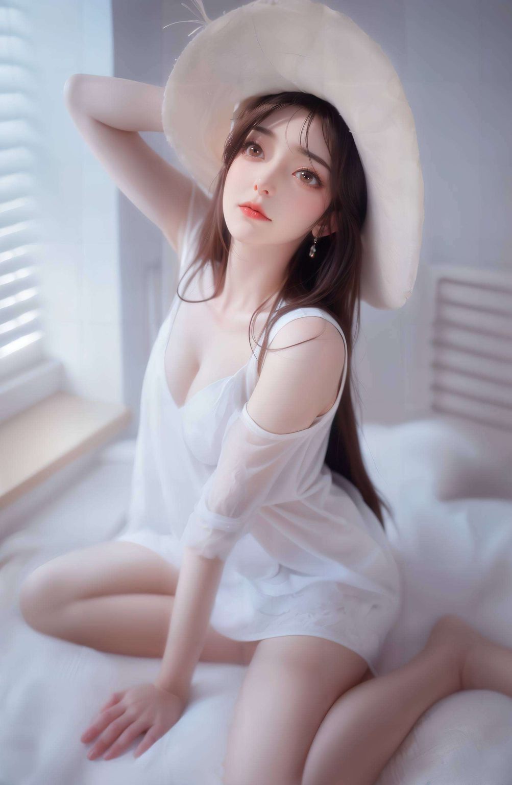 每一片叶子都仿佛在讲述着古老的故事细腻的线条勾勒出她的灵动身姿