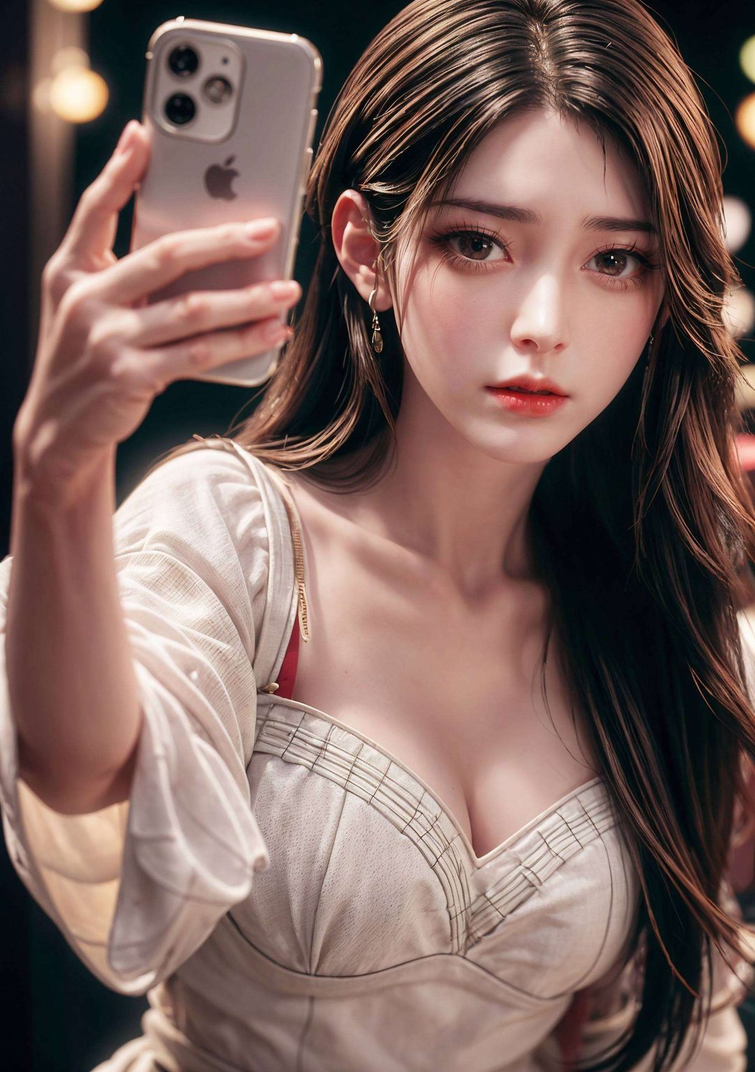 火焰般的发丝舞动生姿画面中她灵动飘逸