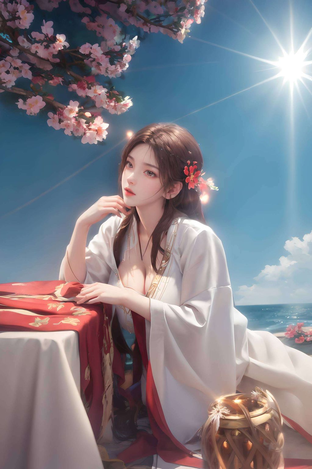 云曦与火灵儿完美世界的壁纸