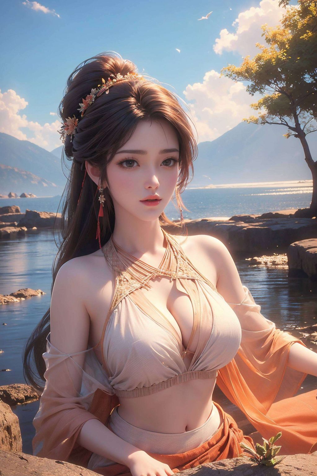 点亮你的桌面空间月婵的柔美