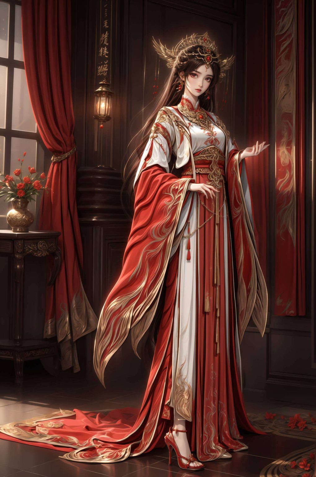 也不忘关爱双眼主角火灵儿灵动飘逸