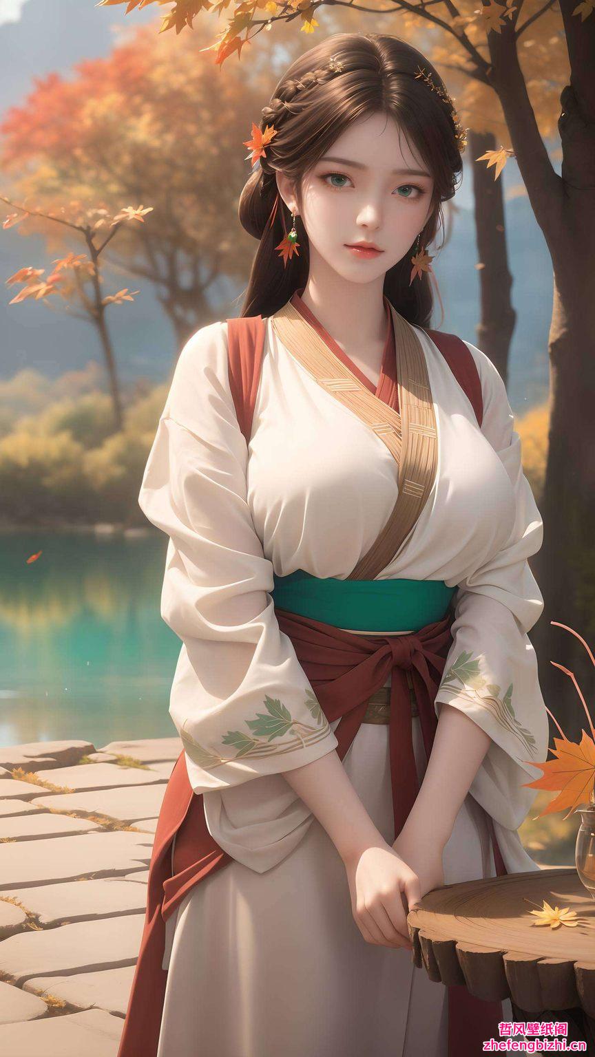火灵儿热情似火为你的电脑桌面带来一场视觉盛宴