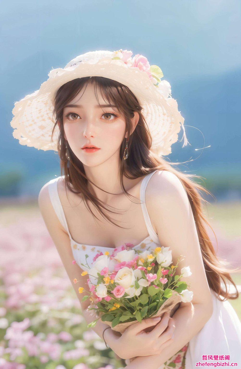 火灵儿眼中闪烁着惊喜的光芒为你的桌面带来一抹浪漫的动漫风情