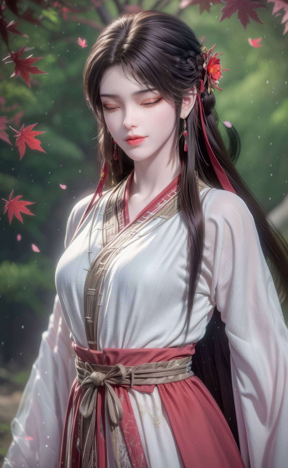 触摸这幅壁纸火灵儿新建的2k高清漫画壁纸